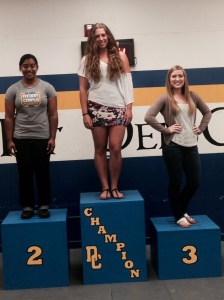 girl podium